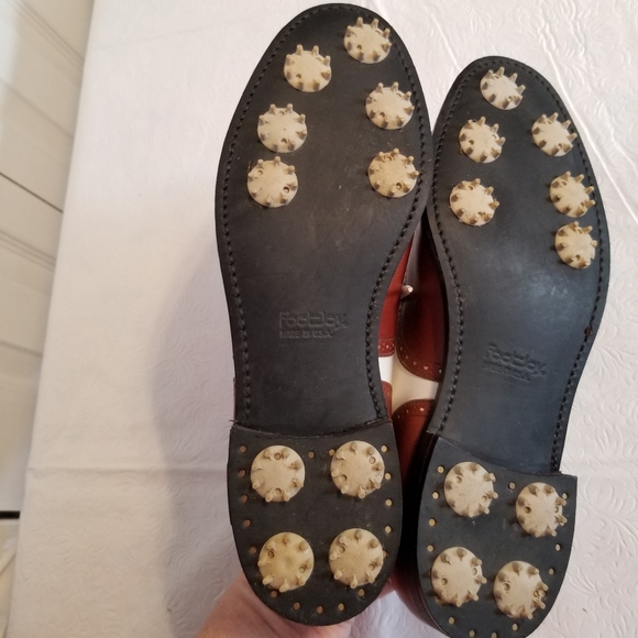Vintage FootJoy Classics Leather Two Tone Oxford Golf Shoes